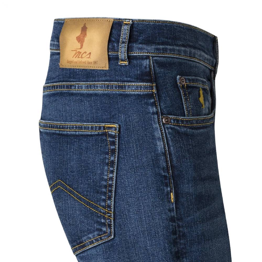 MCS Jeans slim fit elasticizzato mcs lavaggio scuro Qualità Garantita