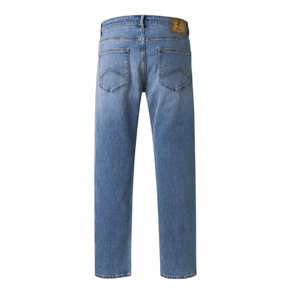 MCS Jeans cinque tasche denim lavaggio chiaro stretch mcs regular fit Negozi Online