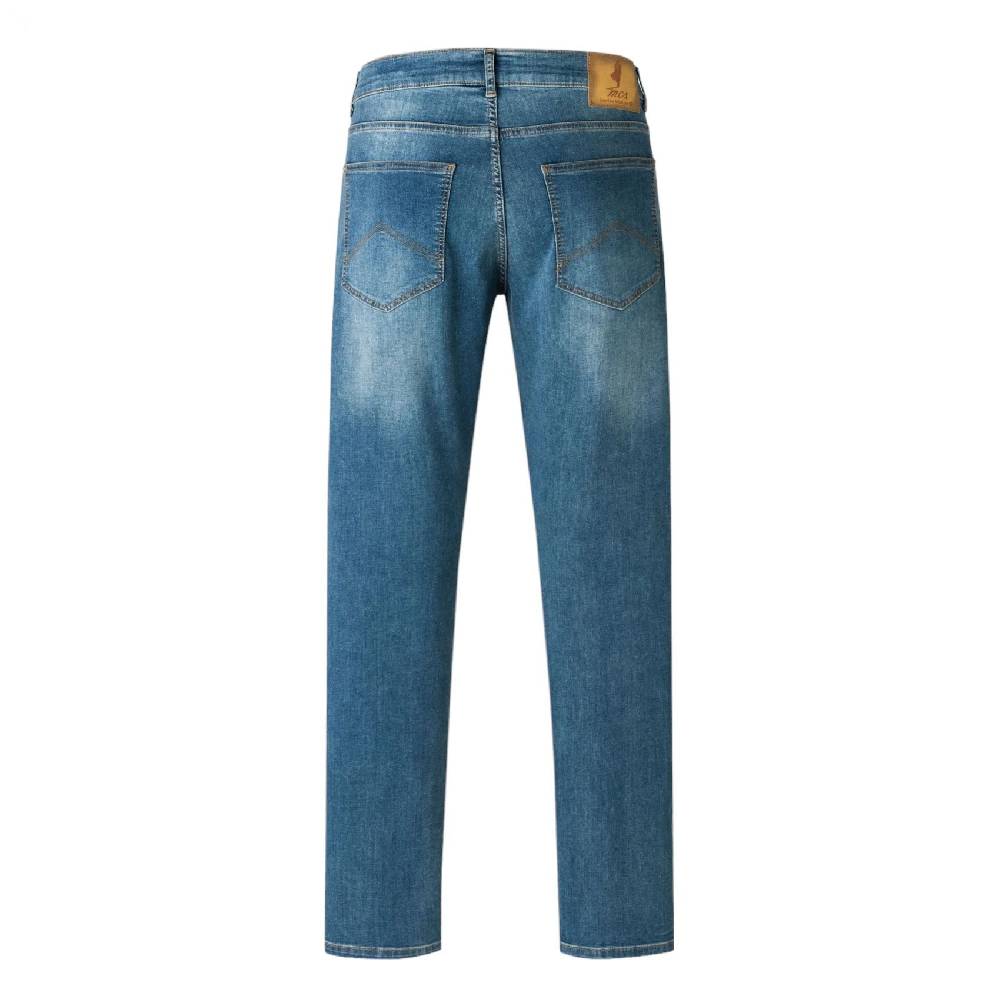 MCS Jeans mcs slim fit lavaggio chiaro denim leggero 8oz stretch Fino Al -60%