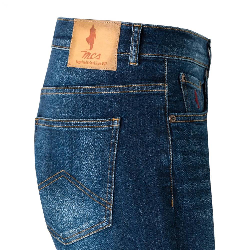 MCS Jeans mcs regular fit lavaggio scuro denim stretch Shopping Online