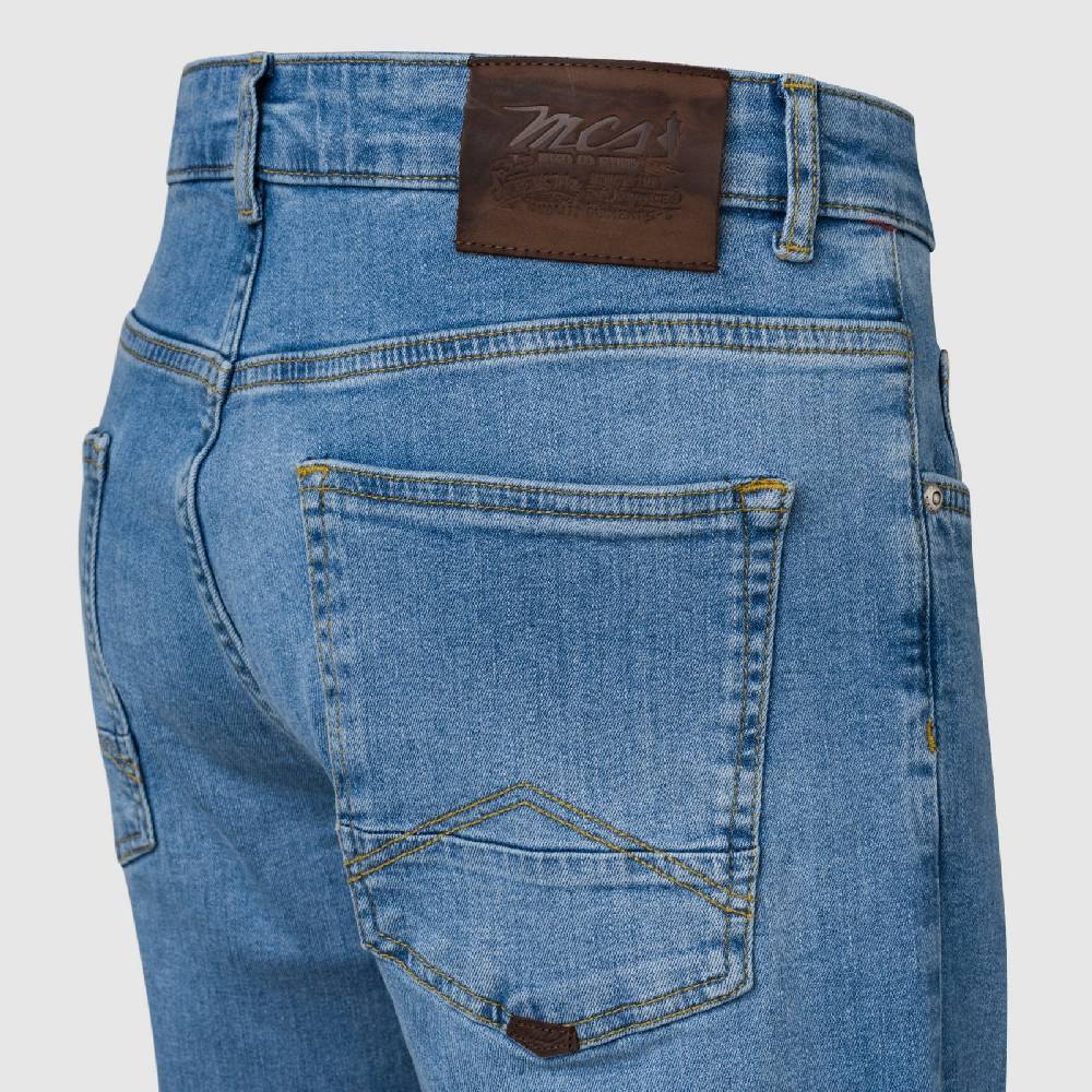 MCS Cinque tasche denim chiaro stretch mcs regular fit Sottocosto