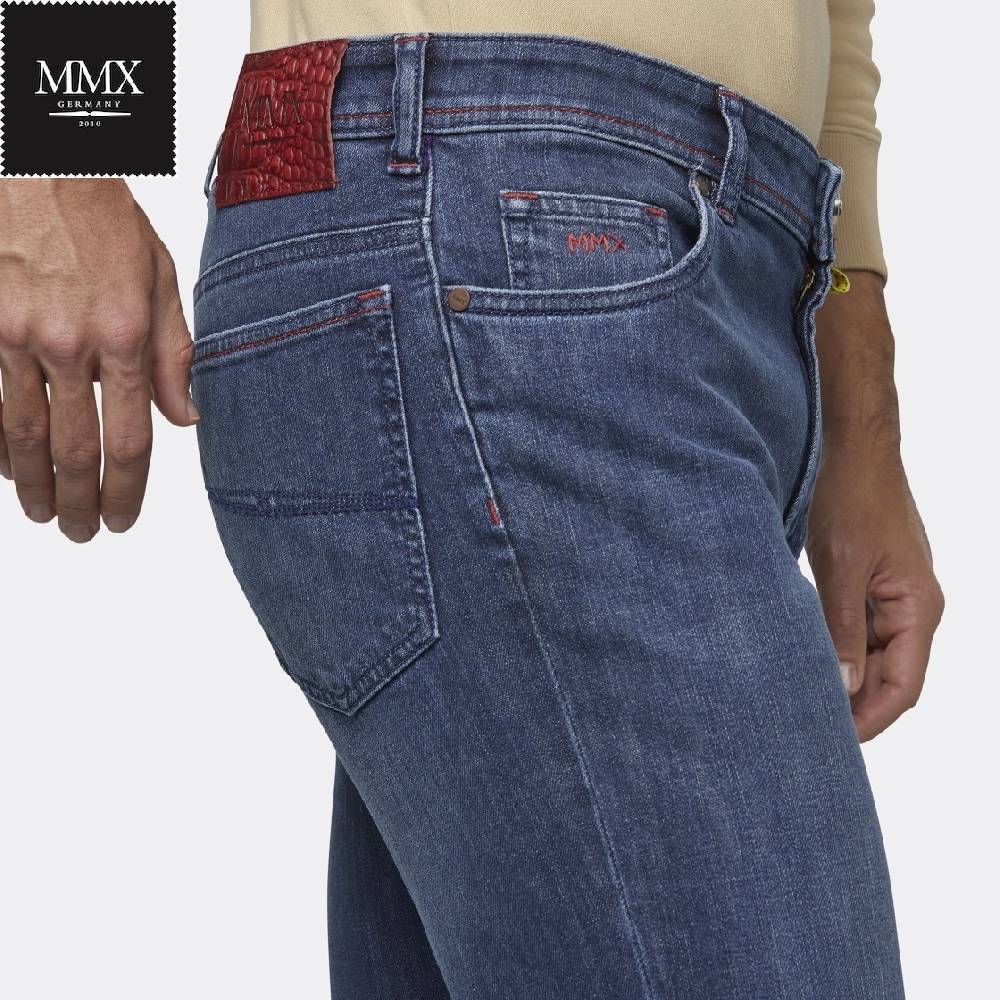 MMX Germany Jeans blu stone mmx denim stretch slim fit Novità
