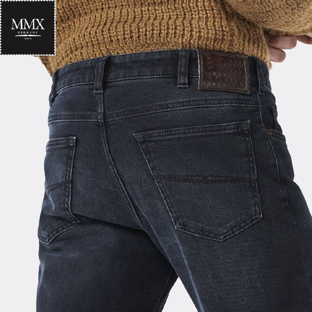 MMX Germany Jeans blu scuro mmx denim stretch autentico Sconto