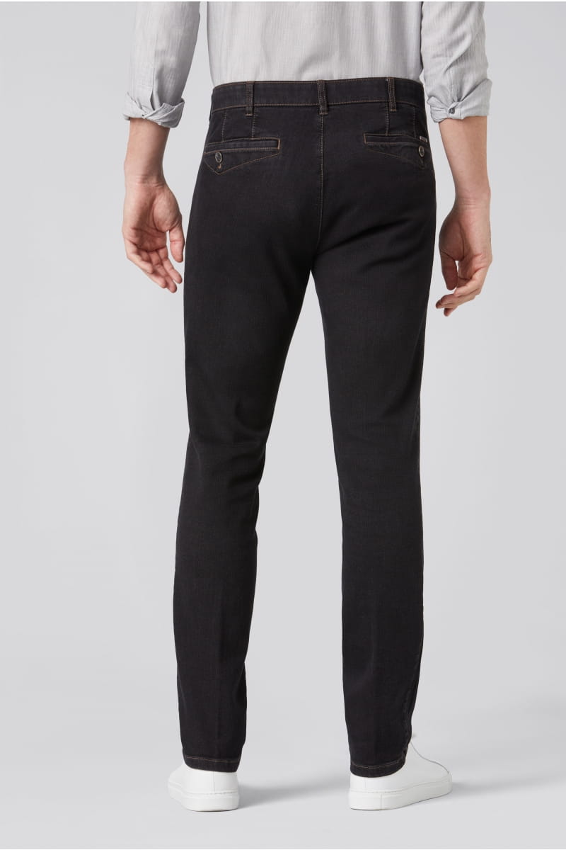 Meyer Cinque tasche meyer in denim super stretch slim fit Offerta