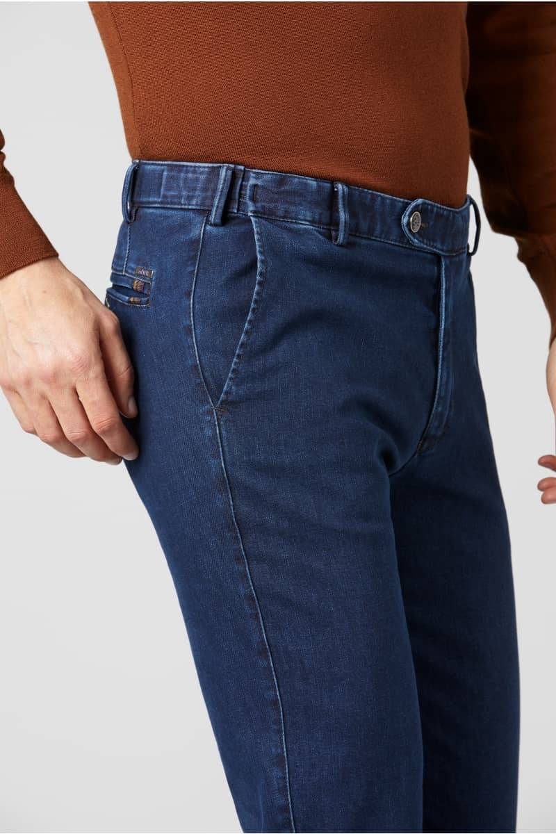 Meyer Pantalone in denim flex meyer blu stone modern fit Online