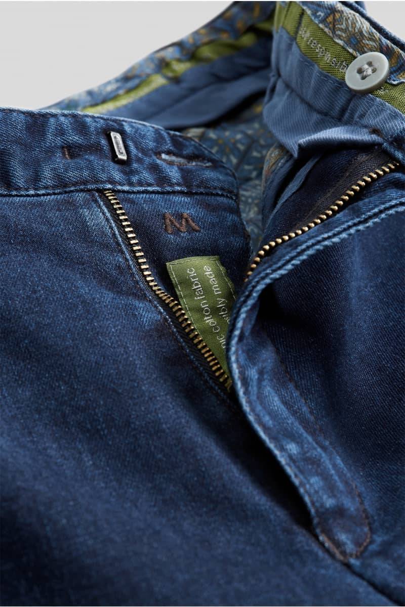 Meyer Pantalone in denim flex meyer blu stone modern fit Online