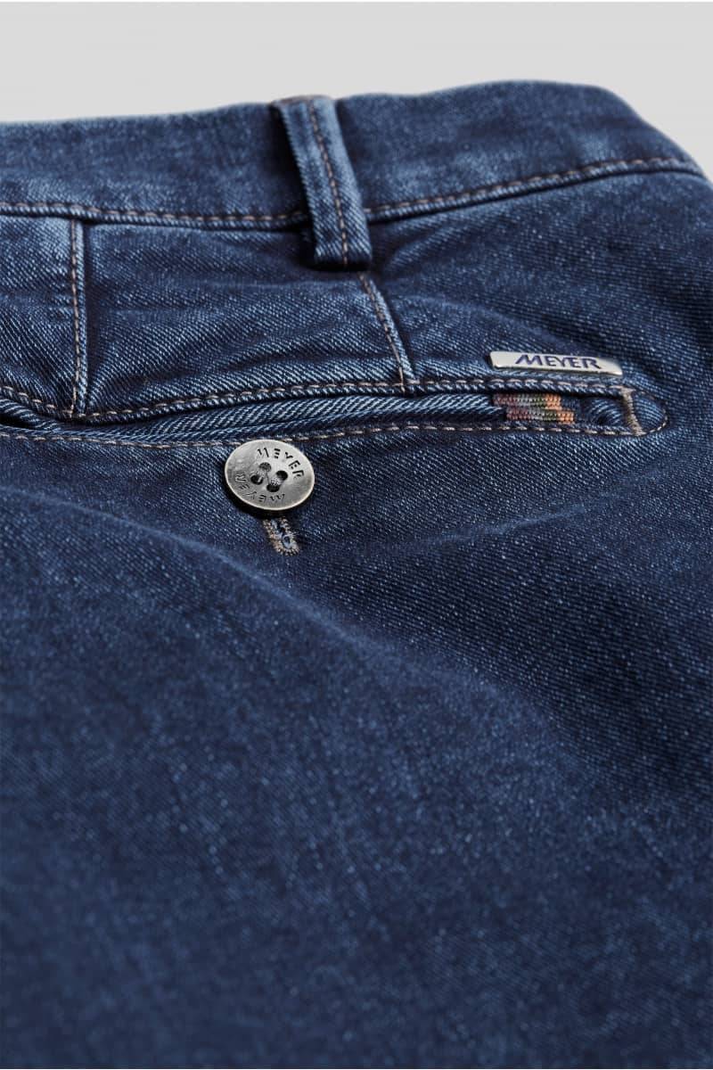 Meyer Pantalone meyer in denim blu stone super stretch regular fit Outlet