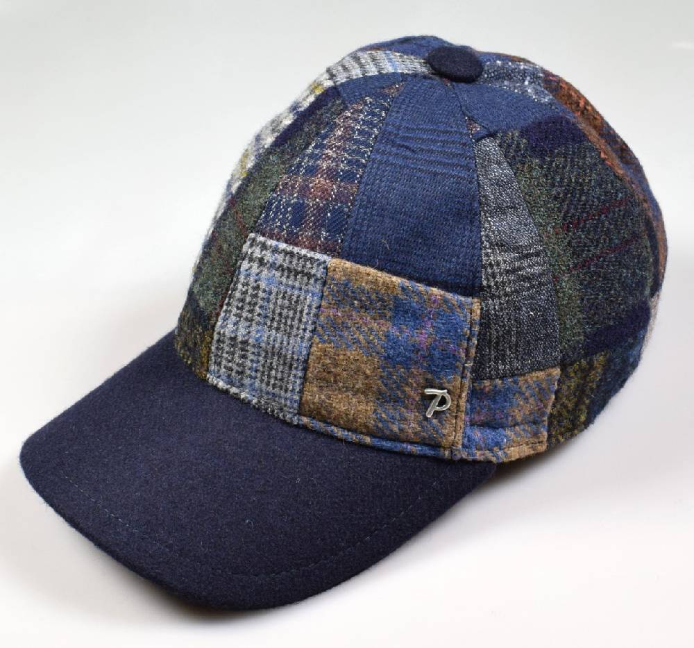 Panizza Cappello baseball panizza patchwork multicolor con paraorecchie In Vendita
