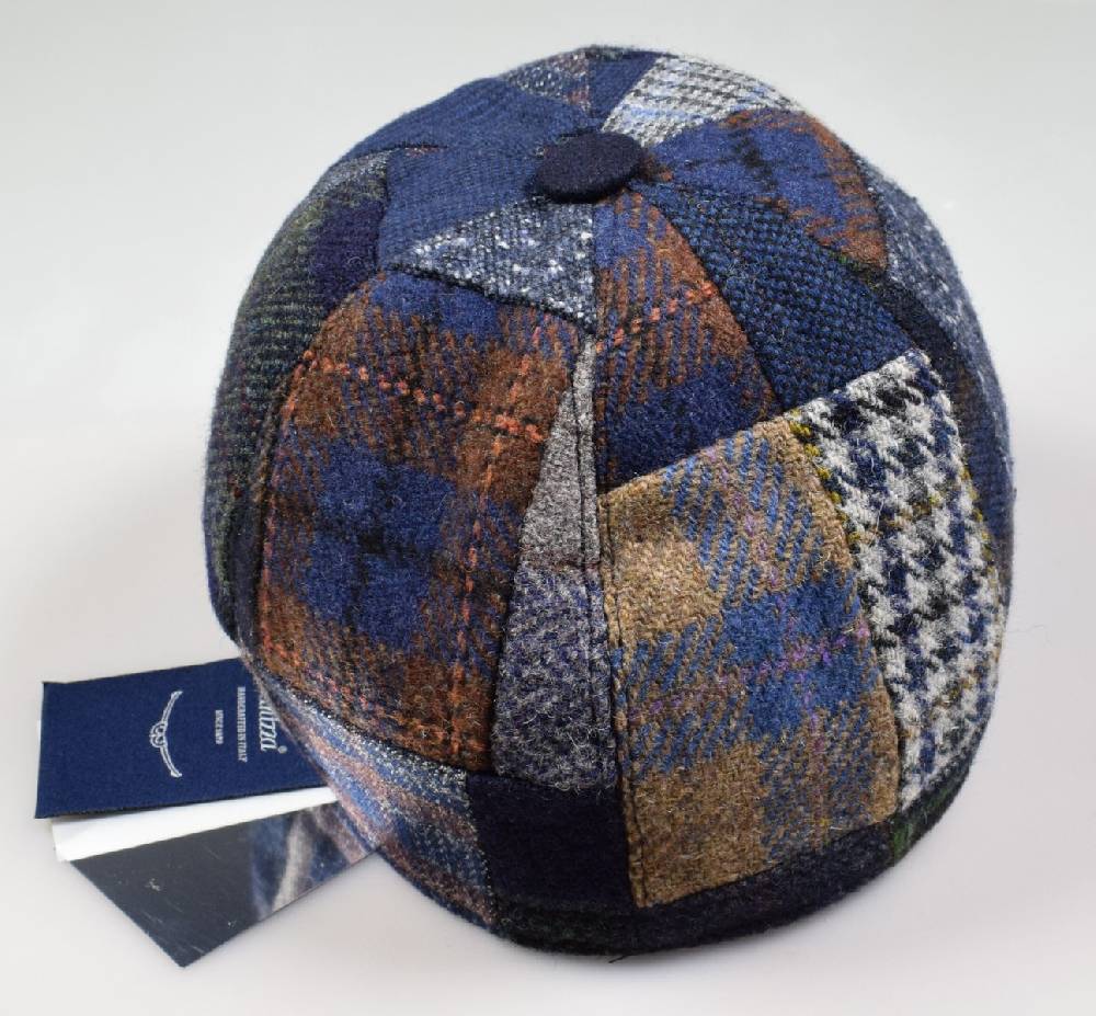 Panizza Cappello baseball panizza patchwork multicolor con paraorecchie In Vendita