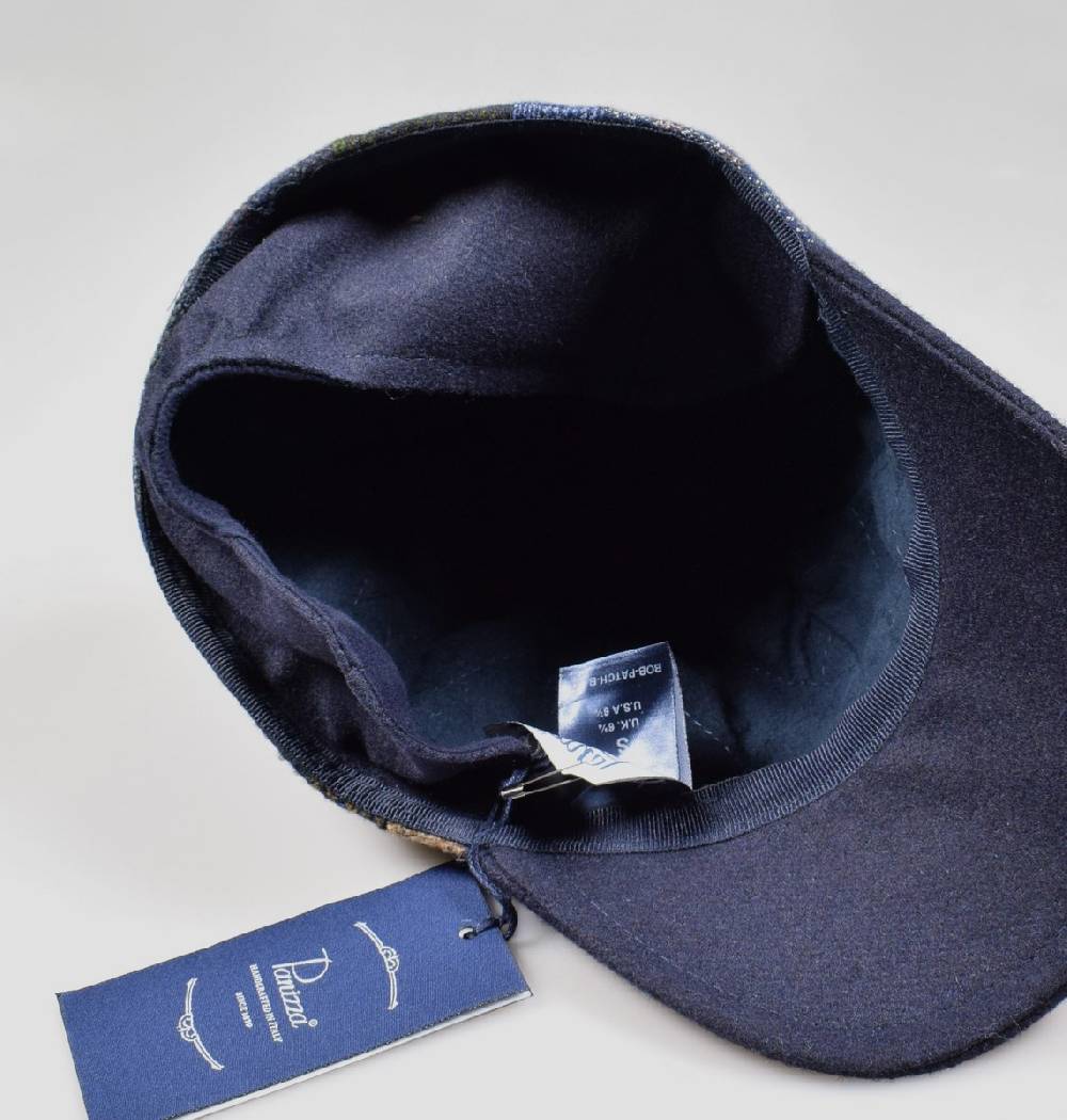 Panizza Cappello baseball panizza patchwork multicolor con paraorecchie In Vendita