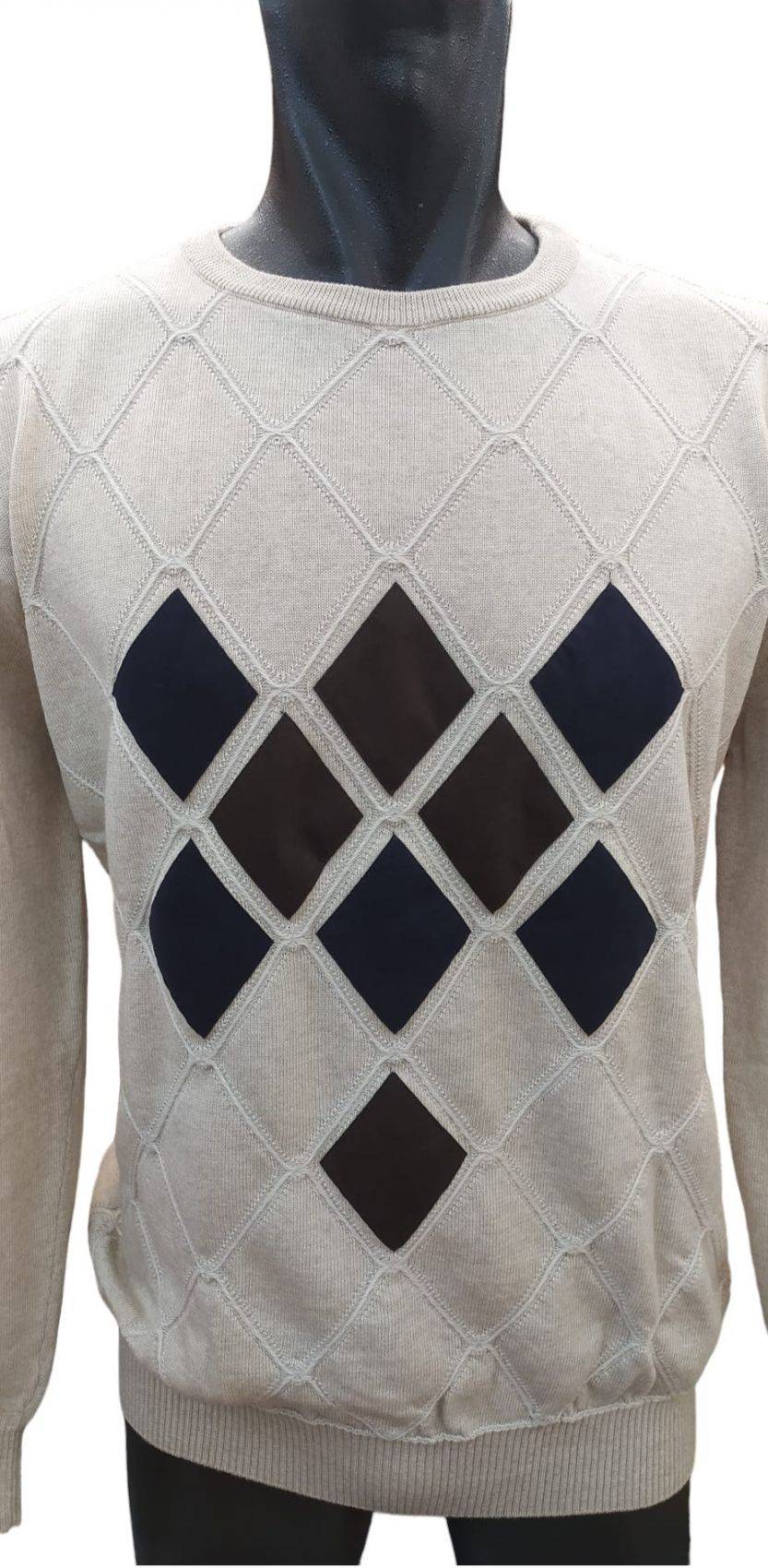 Green Coast Maglia beige girocollo green coast lana merinos zegna baruffa Pezzi Unici