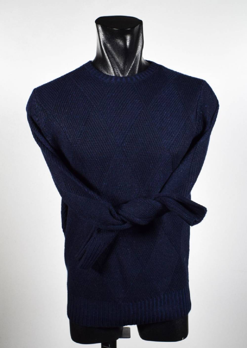 Cavalieri Milano Girocollo intarsio vanisè cavalieri lana cashmere In Saldo