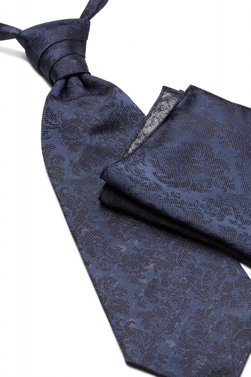 Digel Panciotto gilet blu completo di cravatta e pochette digel cerimonia Nuovo