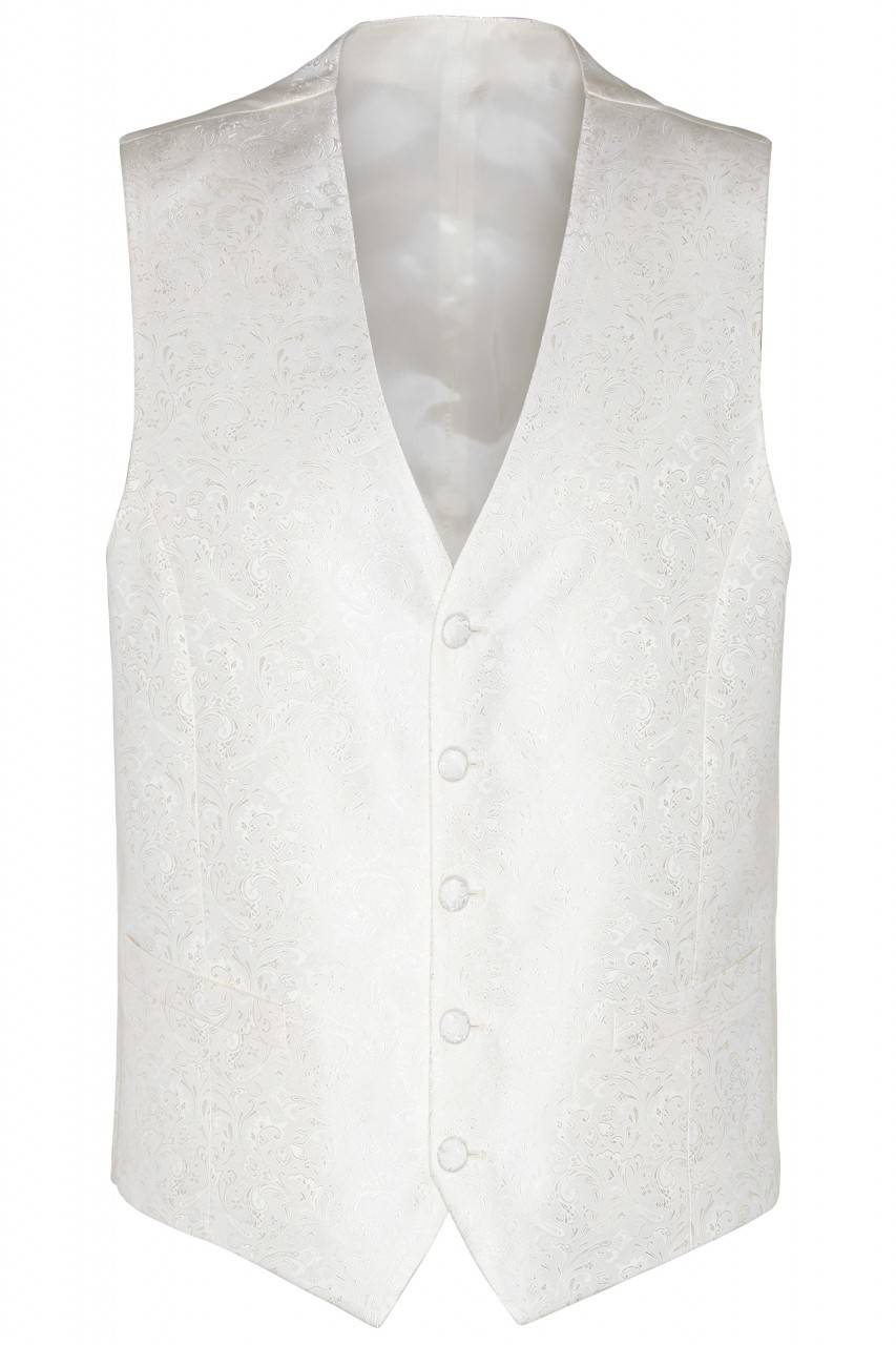 Digel Panciotto gilet completo di cravatta e pochette ecru digel Negozi Online