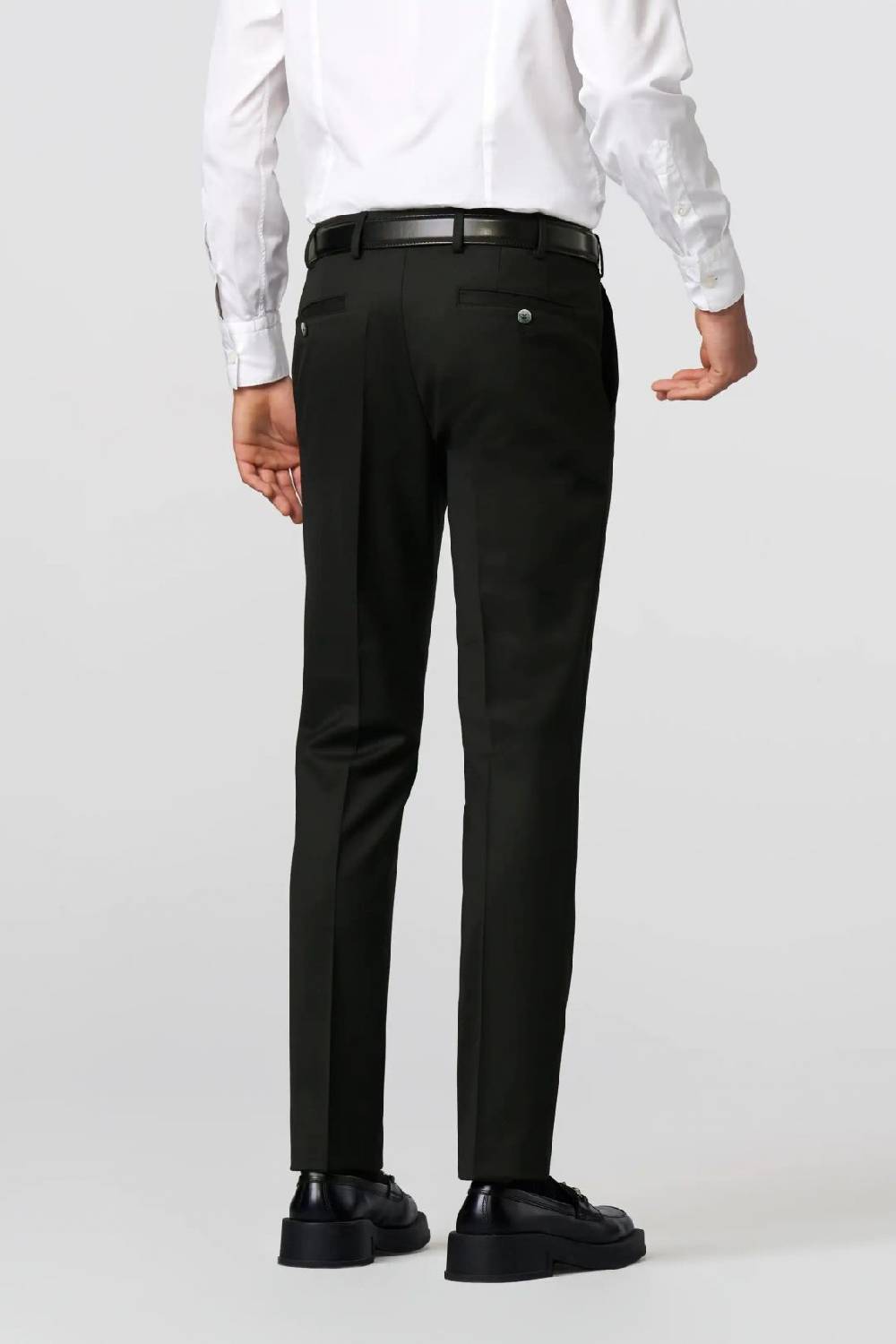 Meyer Pantalone meyer nero in premium soft twill comfort fit Fino Al -60%