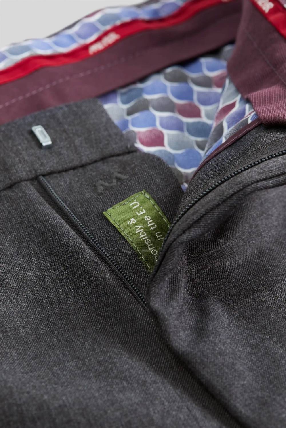 Meyer Pantalone meyer grigio medio in premium soft twill comfort fit Shopping Online