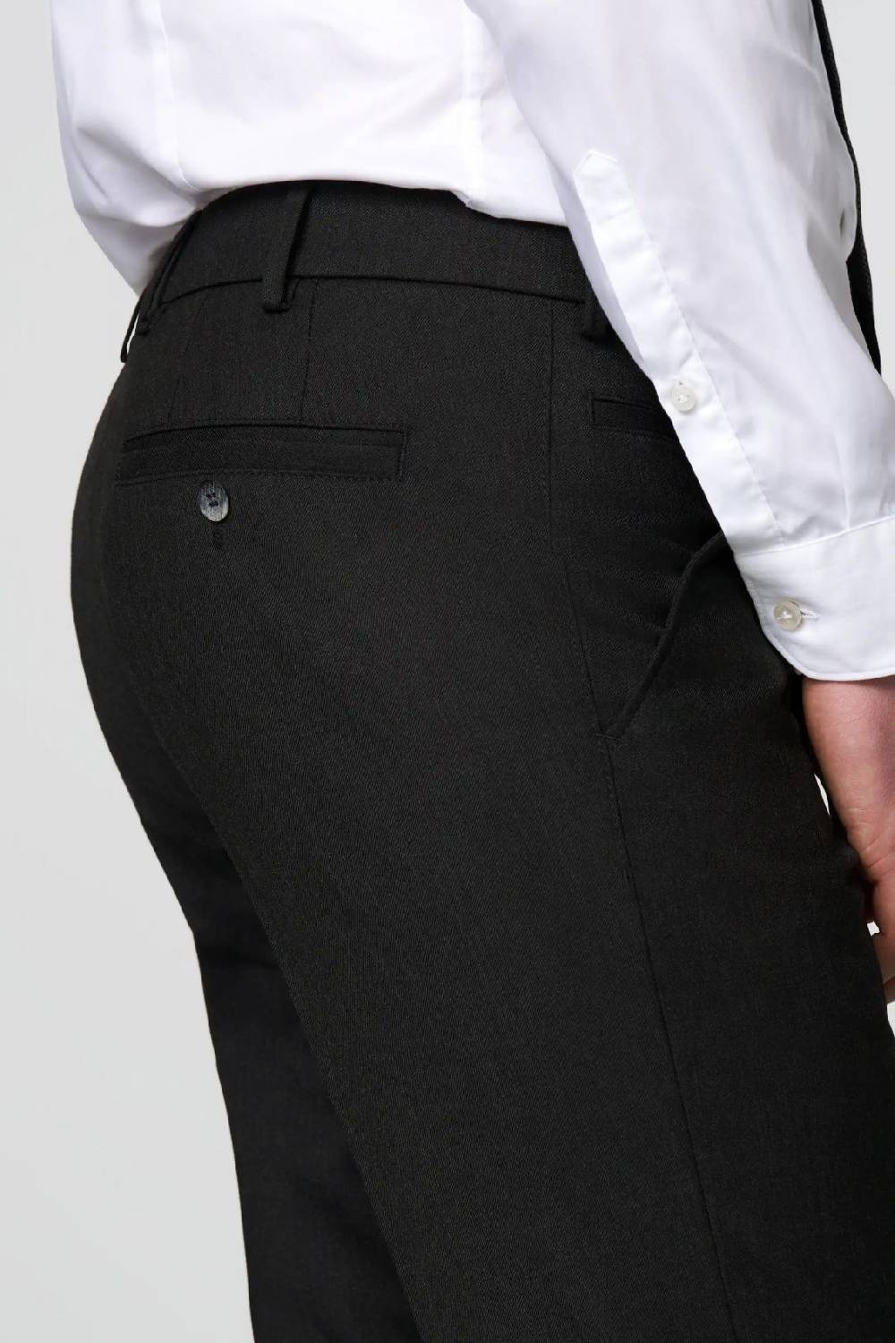 Meyer Pantalone meyer grigio antracite in premium soft twill comfort fit Affare Del Giorno