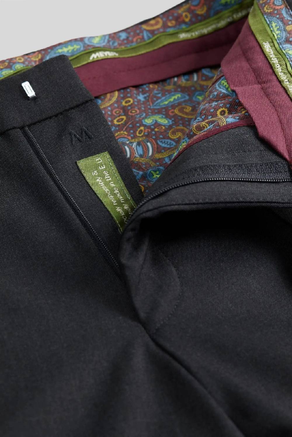 Meyer Pantalone meyer grigio antracite in premium soft twill comfort fit Affare Del Giorno