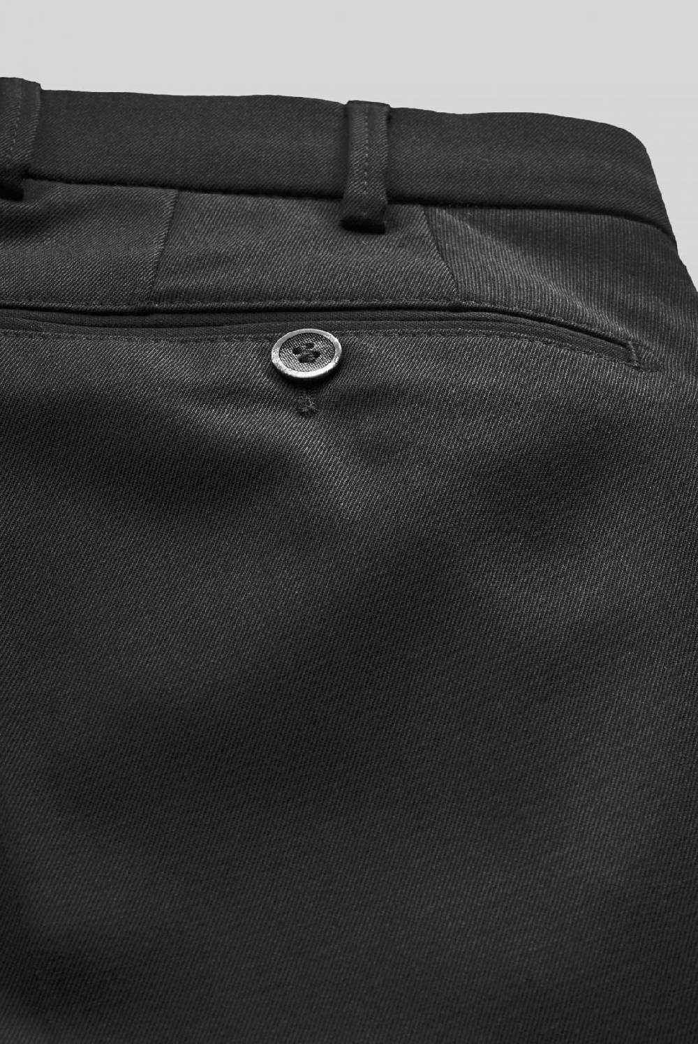 Meyer Pantalone meyer nero in twill teflon stretch Convenienza