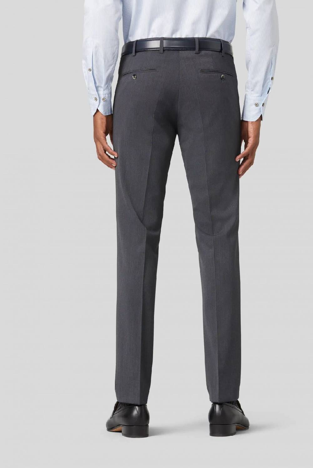 Meyer Pantalone grigio medio meyer travel twill modern fit Sconto