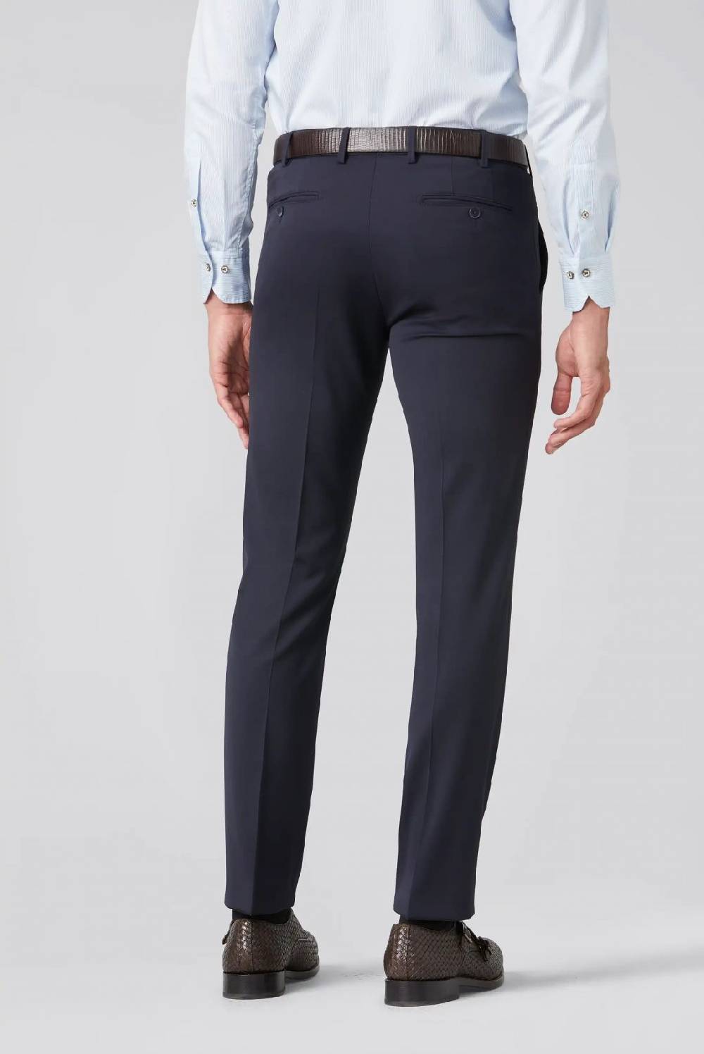 Meyer Pantalone blu meyer travel twill modern fit Discount Store per i nuovi prodotti