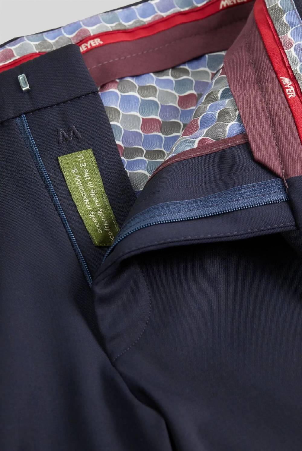 Meyer Pantalone blu meyer travel twill modern fit Discount Store per i nuovi prodotti