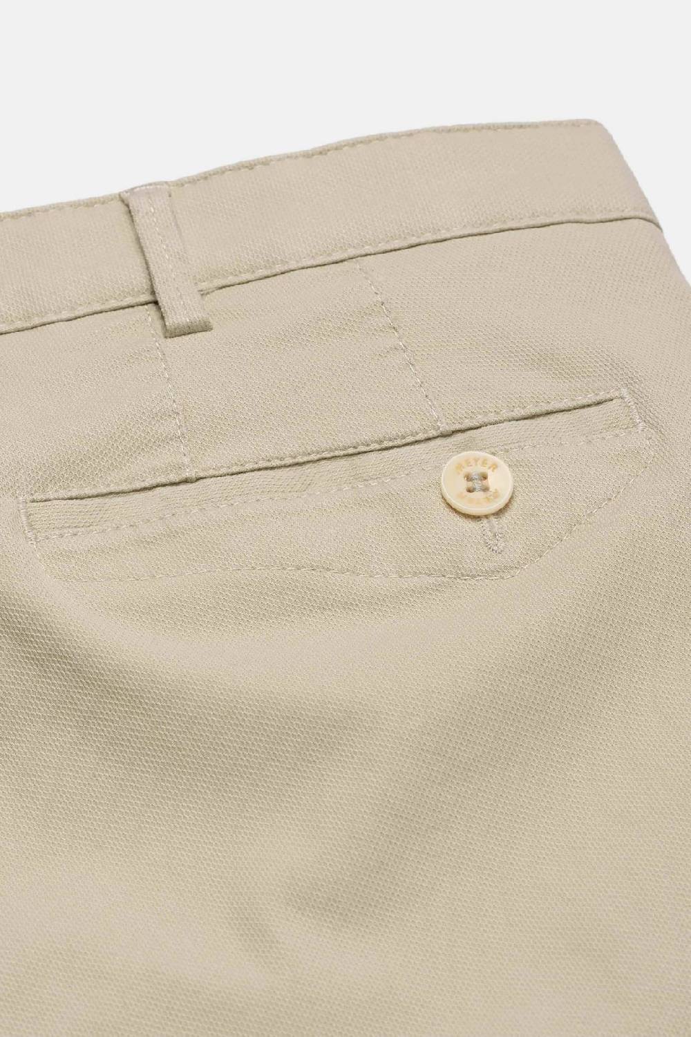 Meyer Pantalone modern fit beige meyer cotone microstruttura stretch Vendita Calda