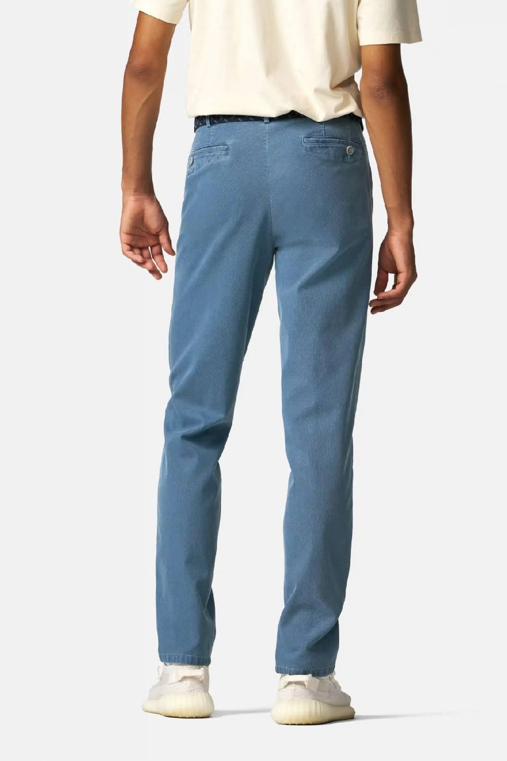 Meyer Pantalone modern fit azzurro meyer cotone microstruttura stretch Black Friday Prezzi