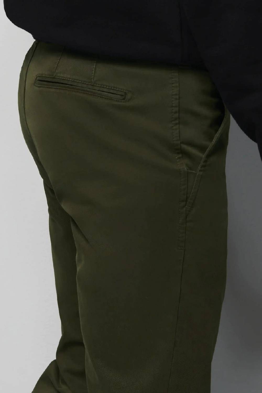 Meyer Pantalone regular fit verde cotone bio stretch m5 by meyer I Più Venduti