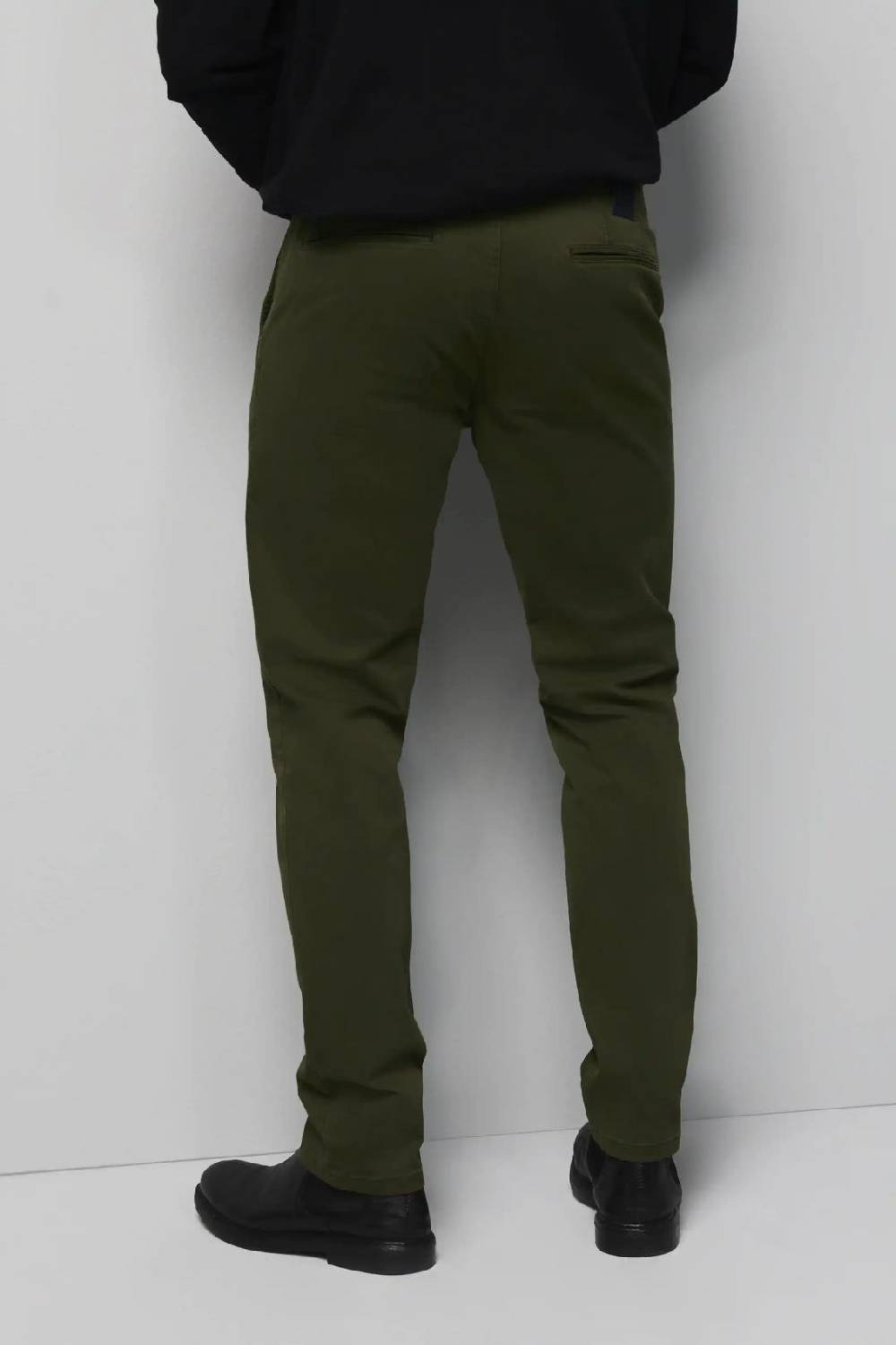 Meyer Pantalone regular fit verde cotone bio stretch m5 by meyer I Più Venduti