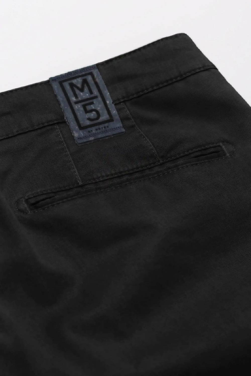 Meyer Pantalone regular fit nero cotone bio stretch m5 by meyer Vendite Flash