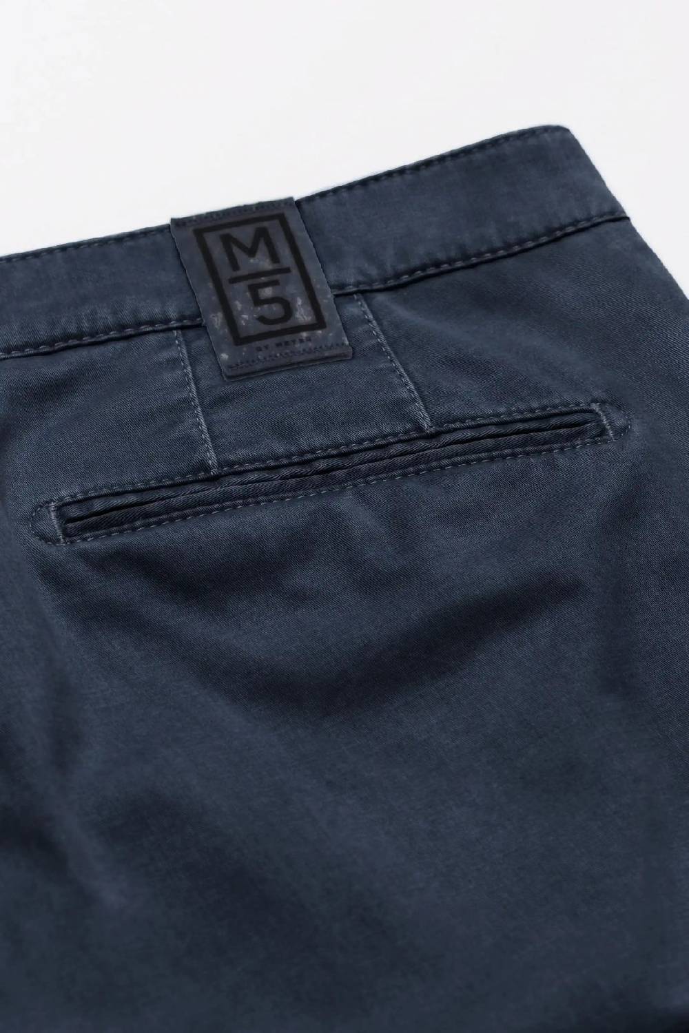 Meyer Pantalone regular fit blu marine cotone bio stretch m5 by meyer Nuova
