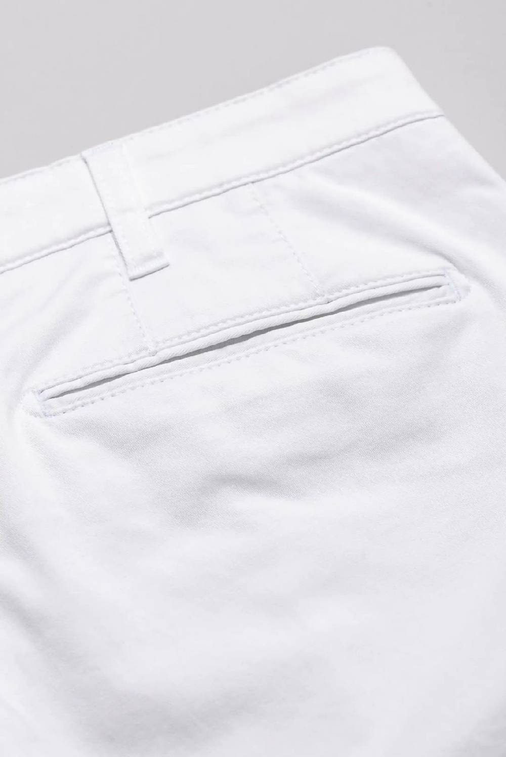 Meyer Pantalone regular fit bianco cotone bio stretch m5 by meyer Moda