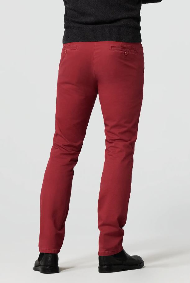 Meyer Pantalone rosso meyer in cotone stretch drop quattro comfort fit 2025