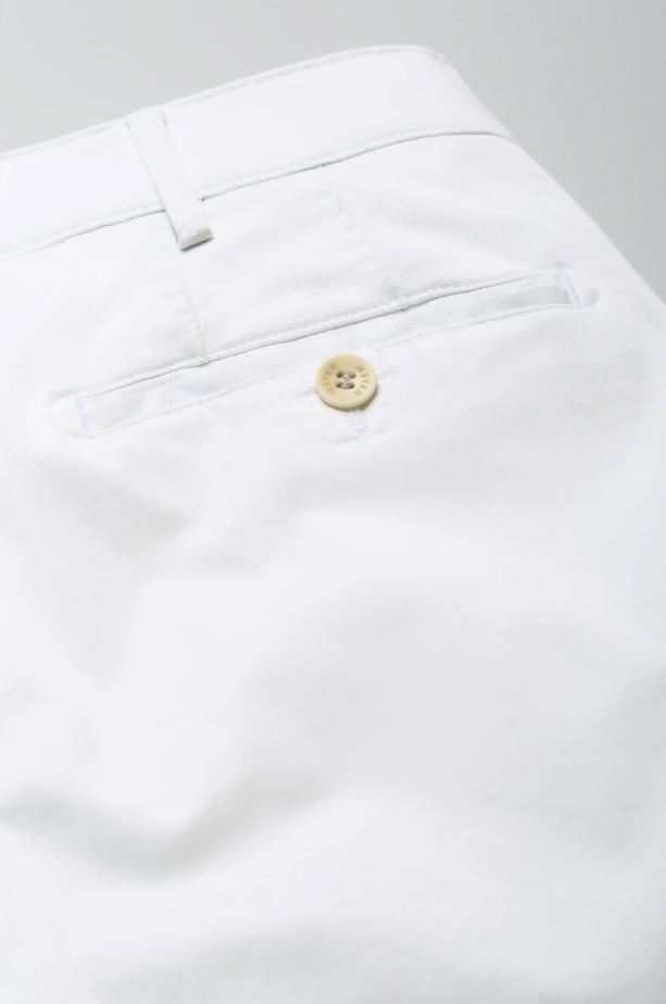 Meyer Pantalone bianco meyer in cotone stretch drop quattro comfort fit Nuovo