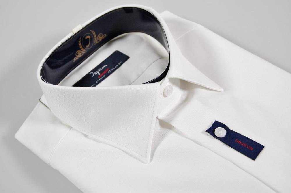 Ingram Camicia ingram no stiro cotone twill liscio vestibilità regolare Spedizione Gratuita