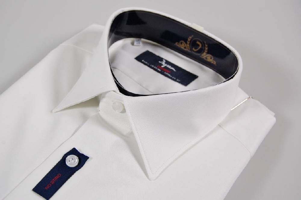 Ingram Camicia ingram no stiro cotone twill liscio vestibilità regolare Spedizione Gratuita