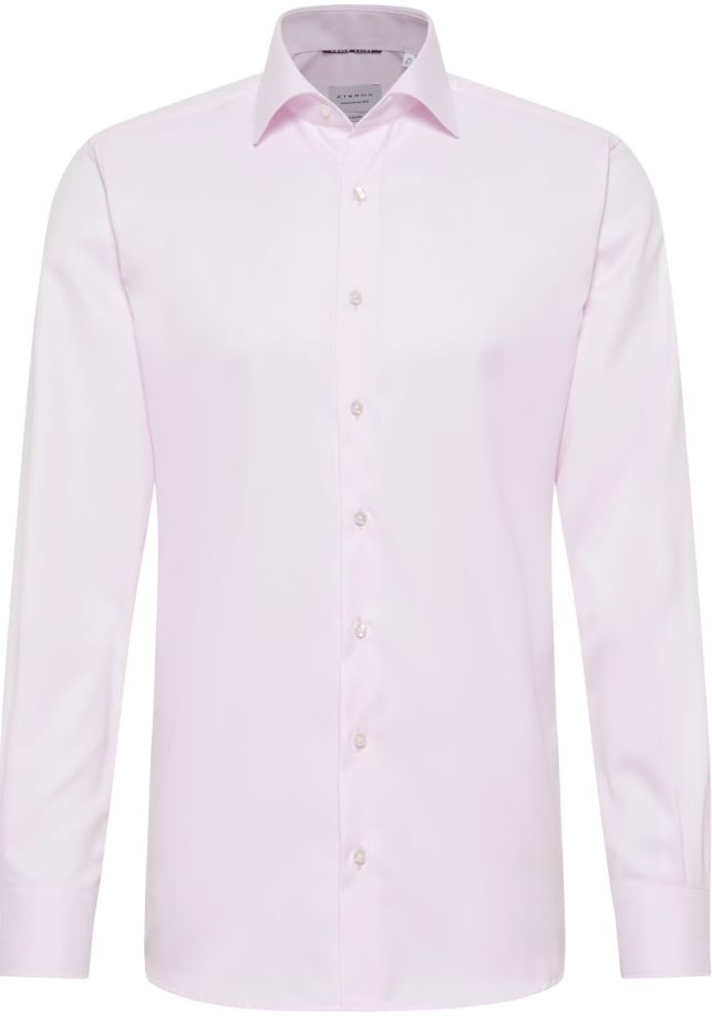 Eterna Camicia rosa eterna modern fit collo classico italiano Novità