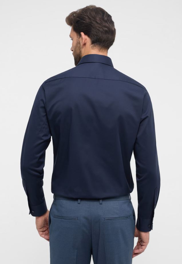 Eterna Camicia blu eterna modern fit collo classico italiano Offerta