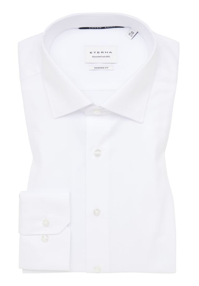 Eterna Camicia bianca eterna modern fit collo classico italiano Economico