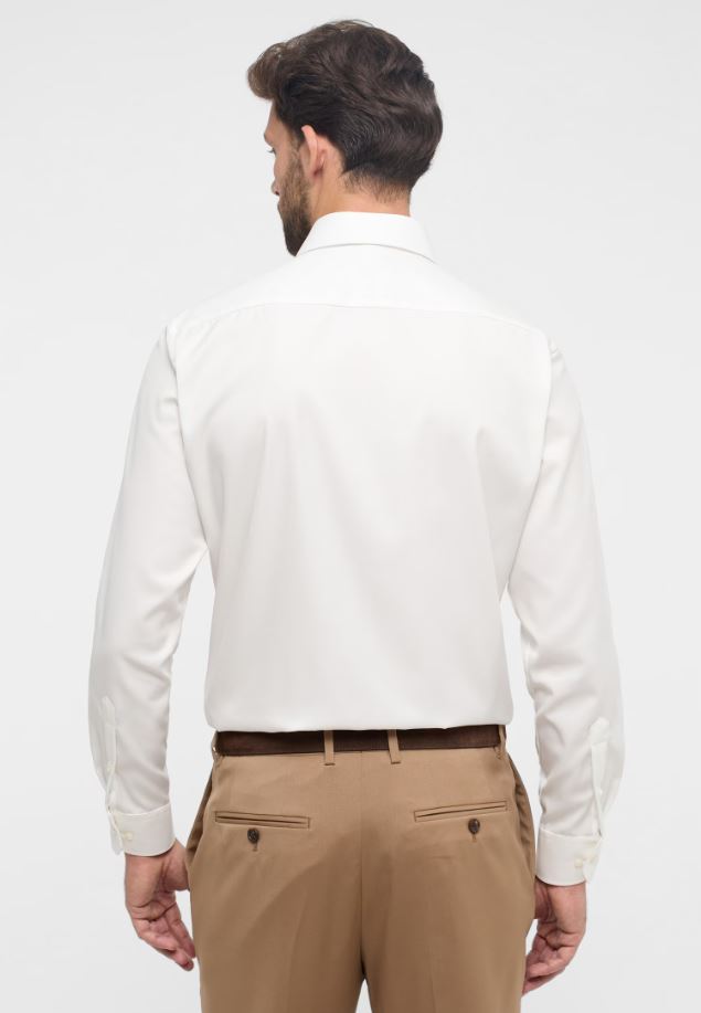 Eterna Camicia beige eterna modern fit collo classico italiano Online
