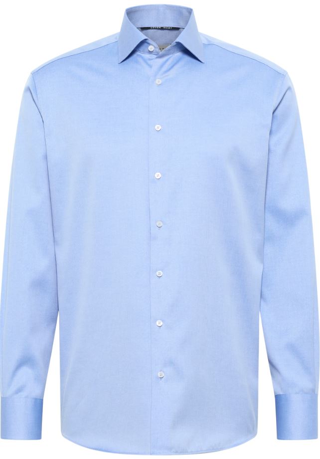 Eterna Camicia azzurra eterna modern fit collo classico italiano Outlet