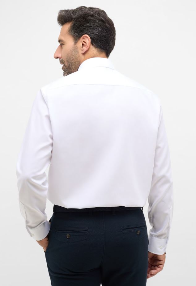 Eterna Camicia bianca eterna comfort fit in popeline no stiro Hotsell