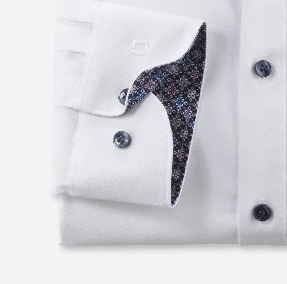 Olymp Camicia olymp level five bianca slim fit cotone stretch I Più Venduti