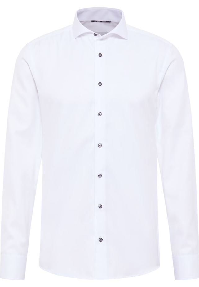 Eterna Camicia eterna slim fit bianca in cotone cover Negozio