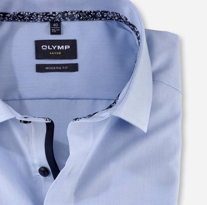 Olymp Camicia olymp celeste modern fit con taschino Italia