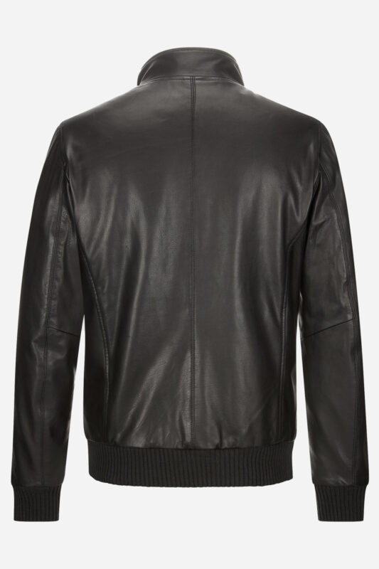 Milestone Bomber giubbino nero in pelle milestone Acquista Ora