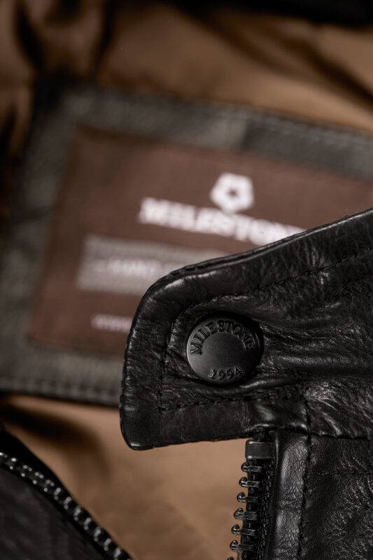 Milestone Bomber giubbino nero in pelle milestone Acquista Ora