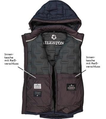 Milestone Giacca piumino milestone trapuntato con cappuccio staccabile Shopping Online