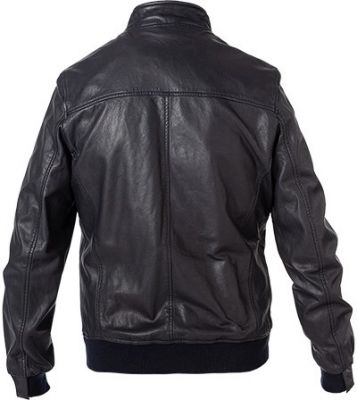 Milestone Giubbino bomber blu milestone in nappa di agnello Latest fashion